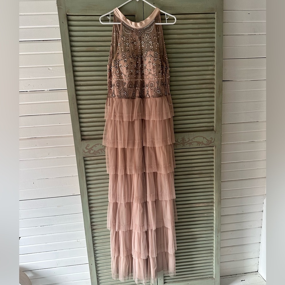 Tulle long formal gown